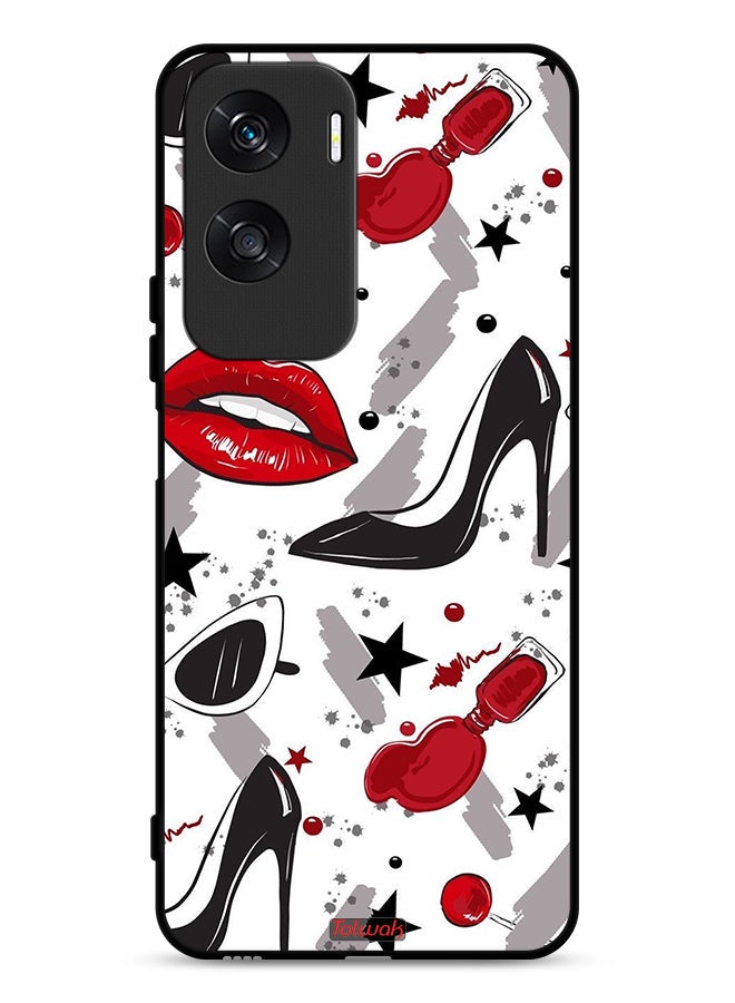 Tolwak Honor X50i 5G Protective Case Cover Lipstick And Shoes Art - Image 1