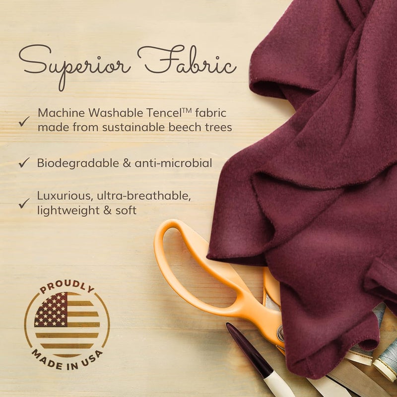 Happyluxe Travel Shawl Wraps for Women - 68x35in Wrap. Lightweight Pashmina, Airplane Travel Blanket Scarf. Made In USA - Image 3