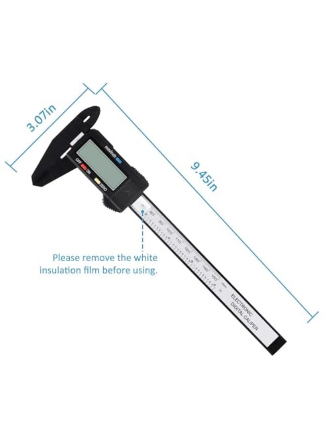 Digital Caliper, 0-6" Calipers Measuring Tool - Electronic Micrometer Caliper with Large LCD Screen, Auto-Off Feature, Inch and Millimeter Conversion - Image 2