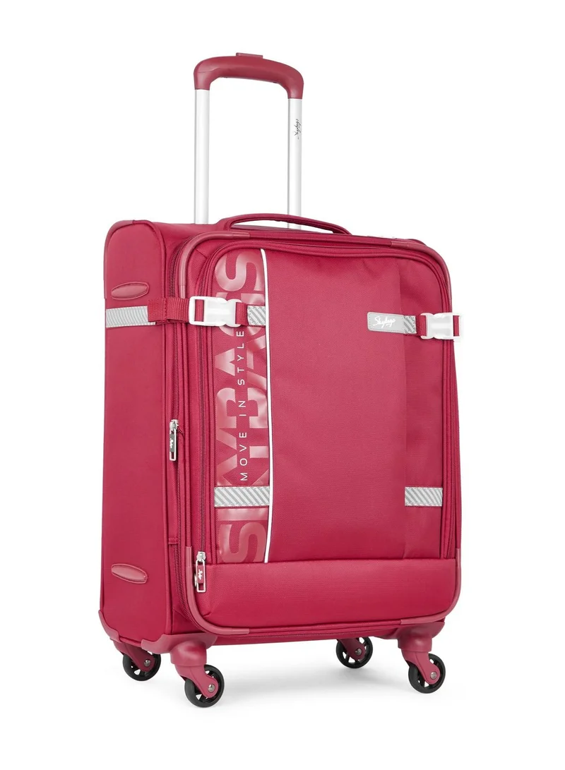 سكاي باجز 4 WHEELS SKYBAGS SNAZZY CARMINE RED SOFTSIDE LARGE TROLLEY BAG - SK STSNAH81CRD