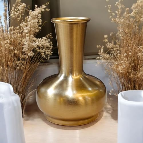 The Artage Metal Dara Vase for Home Decor, Living Room, Bedroom, Balcony Garden, Office, Weddingl Table Decorative Iteml Vintage Decorl Flower Vase for Decoration| Flower Pot for Shelvesl Best Gift - Image 5