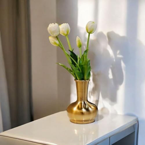 The Artage Metal Dara Vase for Home Decor, Living Room, Bedroom, Balcony Garden, Office, Weddingl Table Decorative Iteml Vintage Decorl Flower Vase for Decoration| Flower Pot for Shelvesl Best Gift - Image 1