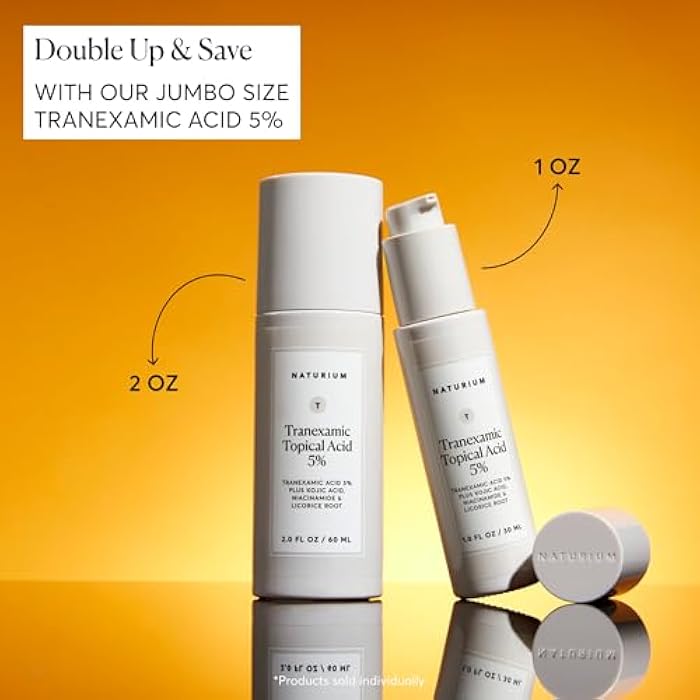 Naturium Tranexamic Topical Acid 5%, Face & Skin Care, with Kojic Acid, Niacinamide & Licorice Root, 1 oz - Image 4