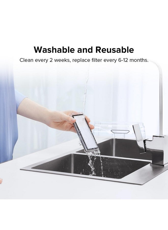 roborock 2 Pack Washable Filter for Q Revo Robot Vacuum Cleaners Only, High-Efficiency Filters Replacement Parts - Image 4