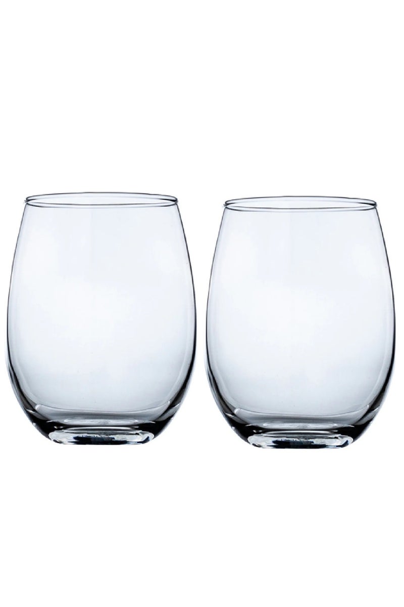 Home zone Glass Water Egg Cup Clear (Set of 2) - Image 1