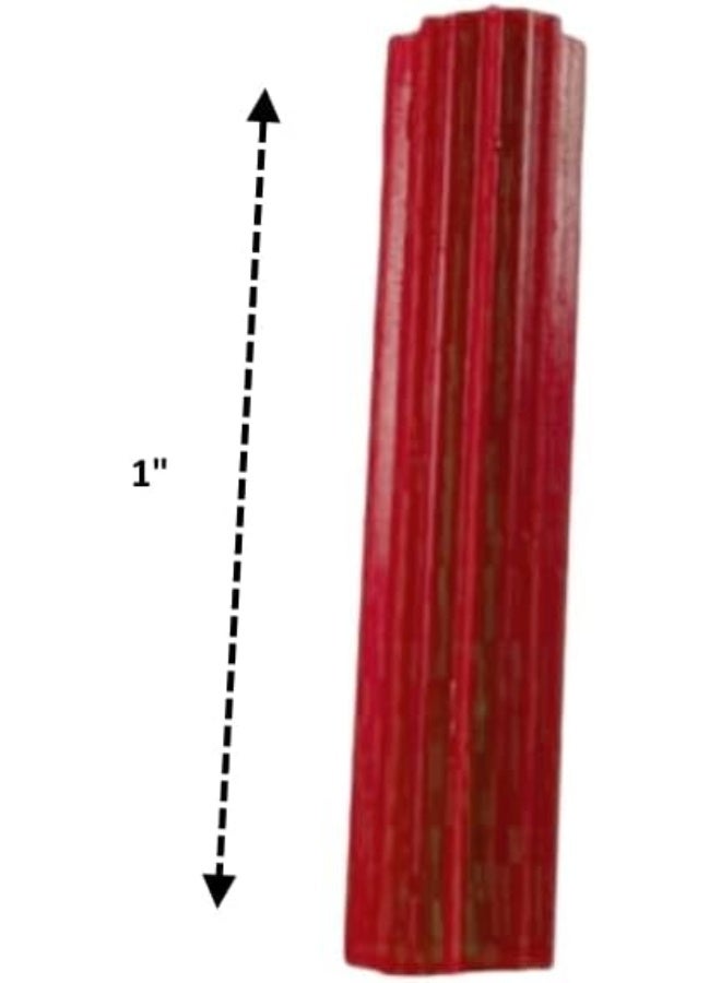 Biella Nylon Column Expansion Screw Anchor Plug, Drywall Plugs For Mirrors, Clocks And Shelving On Walls Etc, 1" Red (Pack Of 100) - Image 4