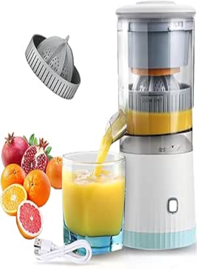 Portable Electric Orange Juicer Fruit Blender Multifunctional Orange Lemon Juice Squeezer Household Juicer USB Charging