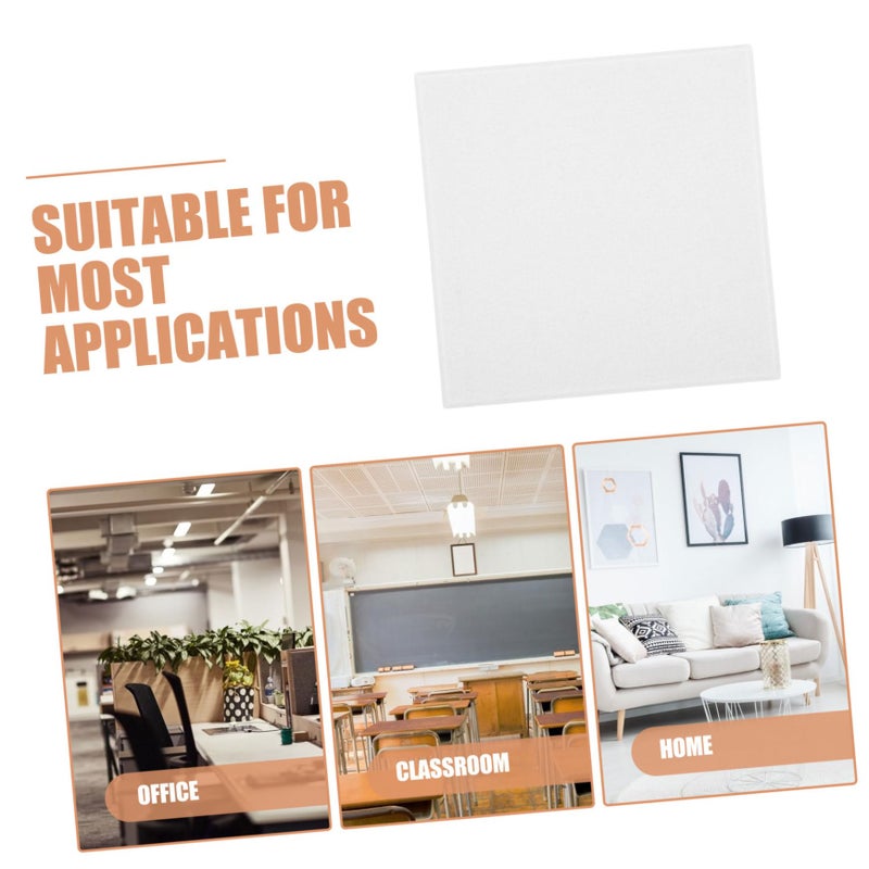 6 Pack Felt Bulletin Boards Sound Absorbing Wall Tiles Cork Alternative Insulation - Image 4
