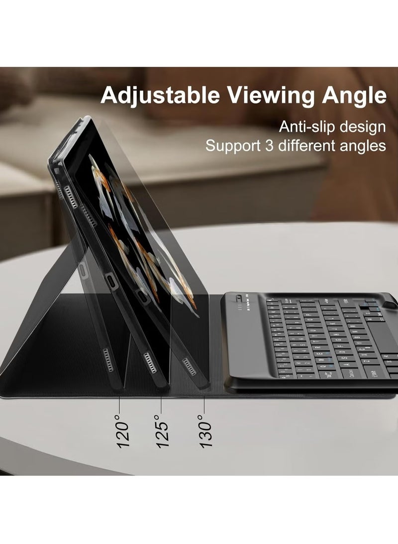 ELTRAZONE 2022 Samsung Galaxy Tab S9 Ultra / S8 Ultra Keyboard Protective Case | 14.6-Inch Slim Smart Cover with S Pen Holder | Multi-Function Bluetooth Keyboard for Galaxy Tab S9 Ultra | Stylish & Durable Black Protective Case - Image 3