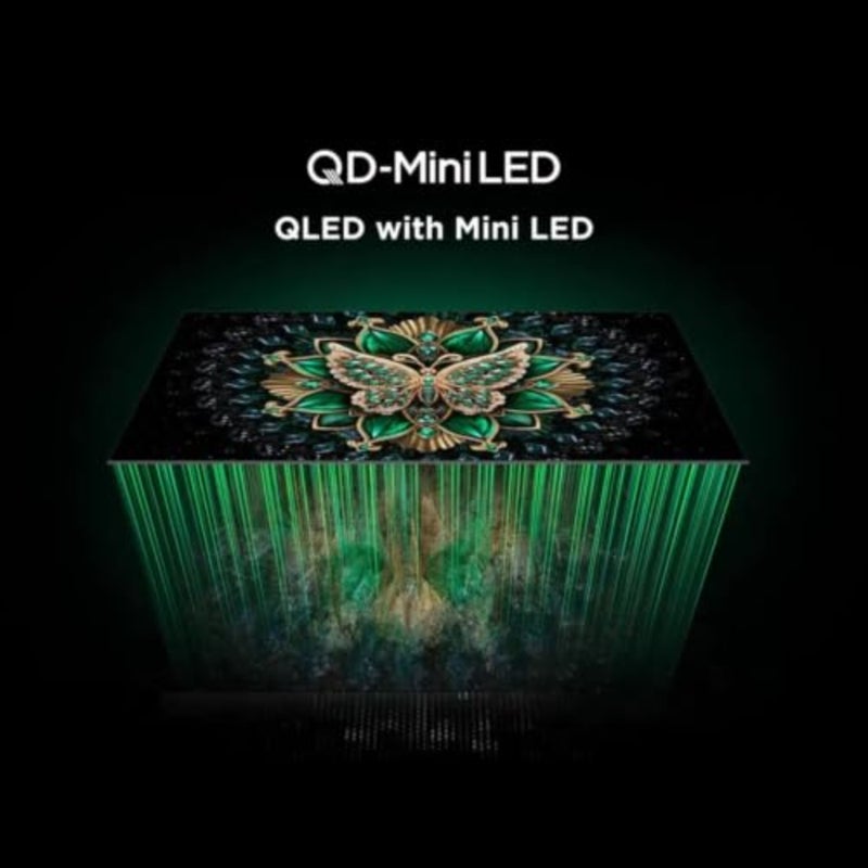 تلفزيون جوجل الذكي 85 بوصة C61K Premium QD-MiniLED 4K موديل 2026 - لوحة HVA، معالج AiPQ Pro، ONKYO 2.1 Hi-Fi، 144 هرتز Pro Gaming، أسود - Image 4