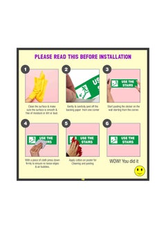 Mr. SAFE Mr Safe Remember to Flush the Toilet Wash your Hands Poster in PVC Sticker A5 6 inch X 8 inch  - Image 3