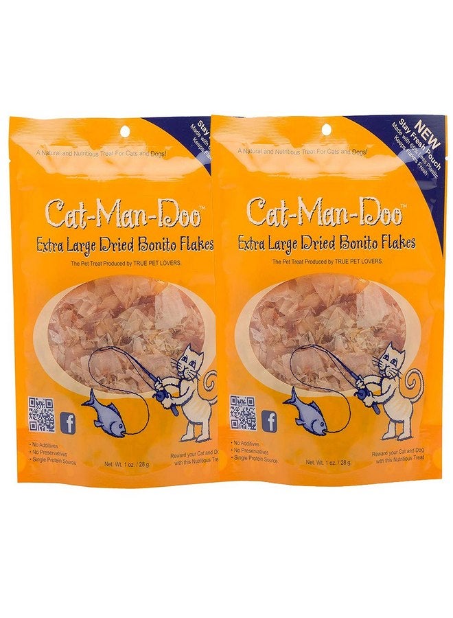 كات-مان-دو رقائق بونيتو من كات مان دو - كيس 1 أونصة - عبوة من قطعتين