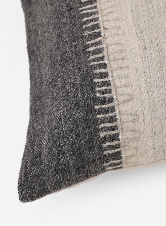 sanskrutihomes sanskrutihomes Plain Organic Cotton Cushion Cover - 45x45cm