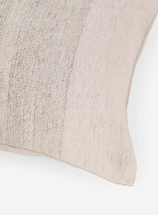 sanskrutihomes sanskrutihomes Plain Organic Cotton Cushion Cover - 45x45cm