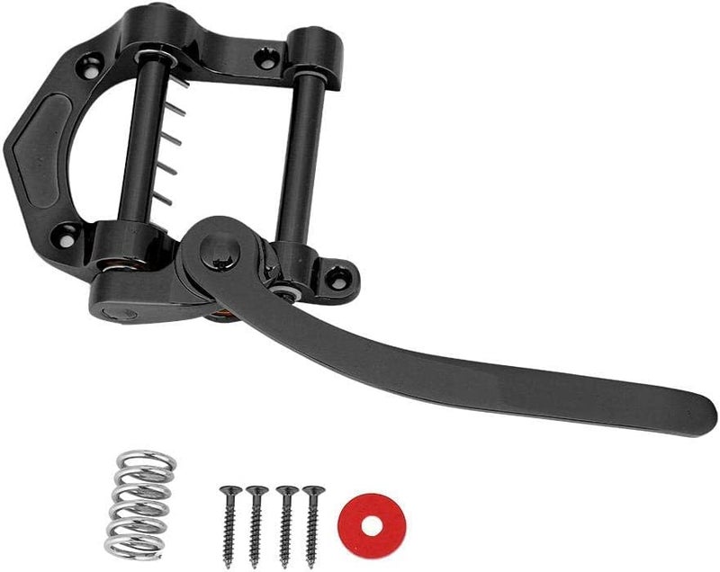 N/P Electric Guitar Vibrato Tailpiece Tremolo Bridge Big Rocking Rod Pulling String Board for TeleSGLPETC Electric Guitars QHBG001Black - Image 1