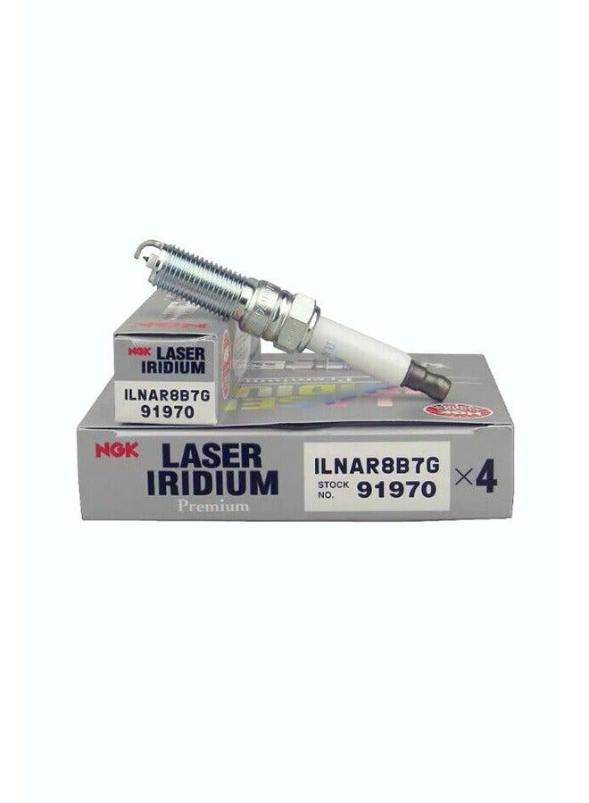 NGK 91970 ILNAR8B7G Laser Iridium Spark Plugs