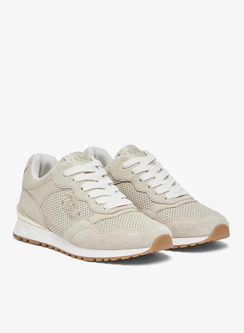 Liu Jo Perforated suede sneakers