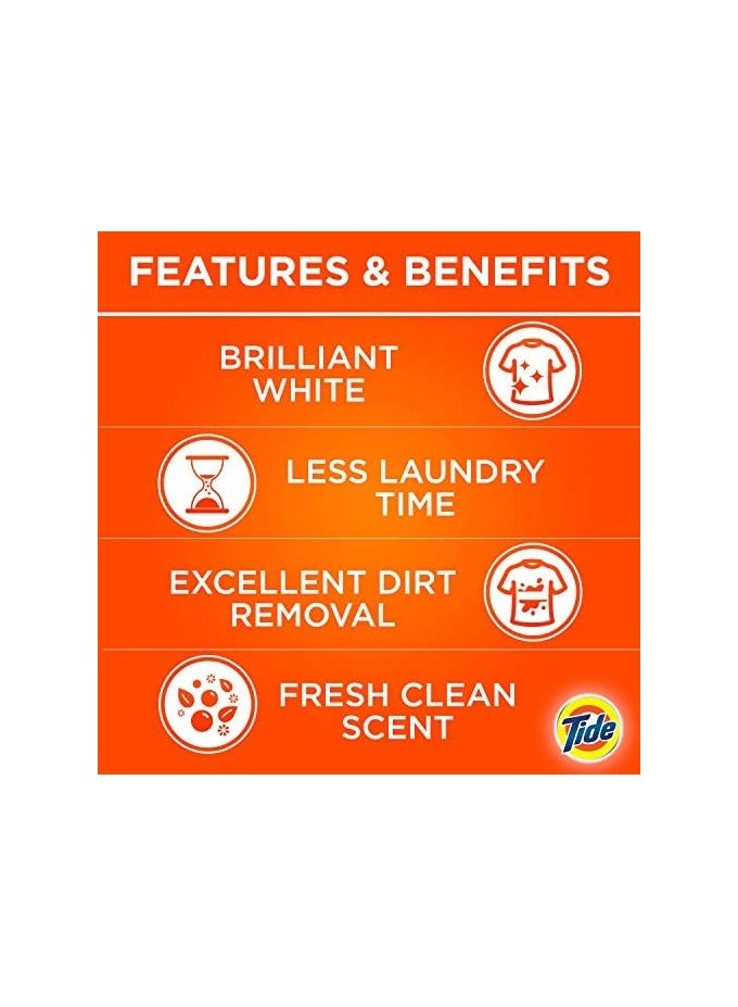 Tide Automatic Laundry Detergent Powder Original Scent, 2 x 9 Kg - Image 3