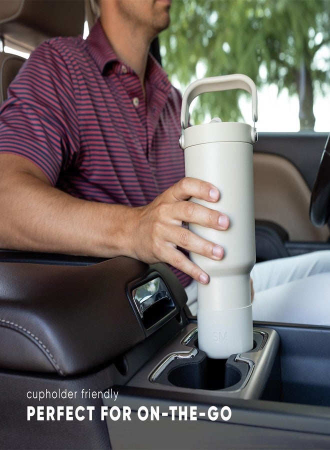 Simple Modern Trek Pivot | 30oz Flip Straw Tumbler with Handle | Water Bottle & Boot | Interchangeable Straw & Chug Lids | Insulated Stainless Steel Jug | Gym Sports Outdoors | Berry Twist - Image 3