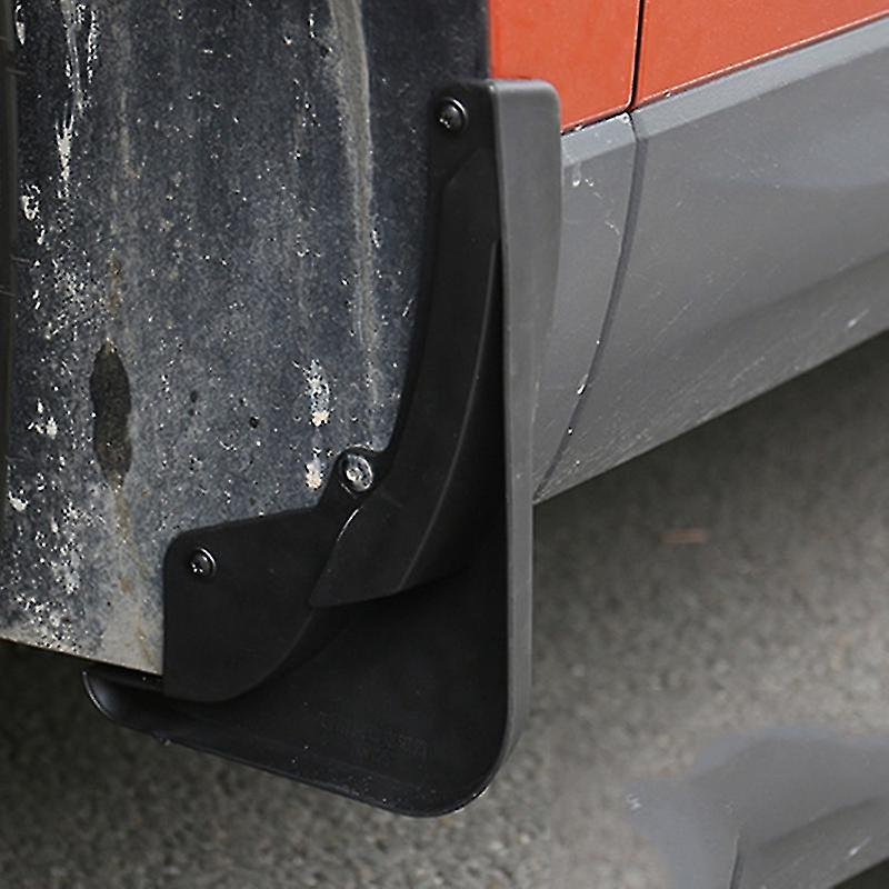 Mud Flaps: Durable Black Plastic, Easy Installation, Stylish Design - Car Protection Dirt Prevention Snow Guard for Skoda Karoq 2017 2018 2019 Vehicle Enhancement - Image 4