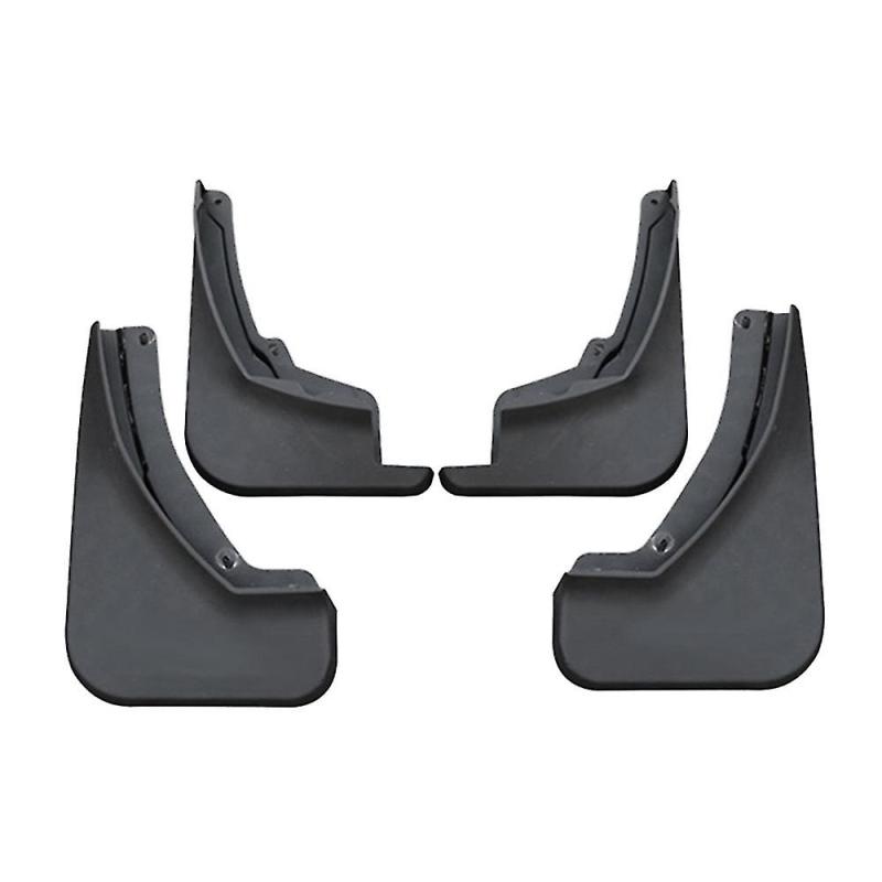 Mud Flaps: Durable Black Plastic, Easy Installation, Stylish Design - Car Protection Dirt Prevention Snow Guard for Skoda Karoq 2017 2018 2019 Vehicle Enhancement - Image 1