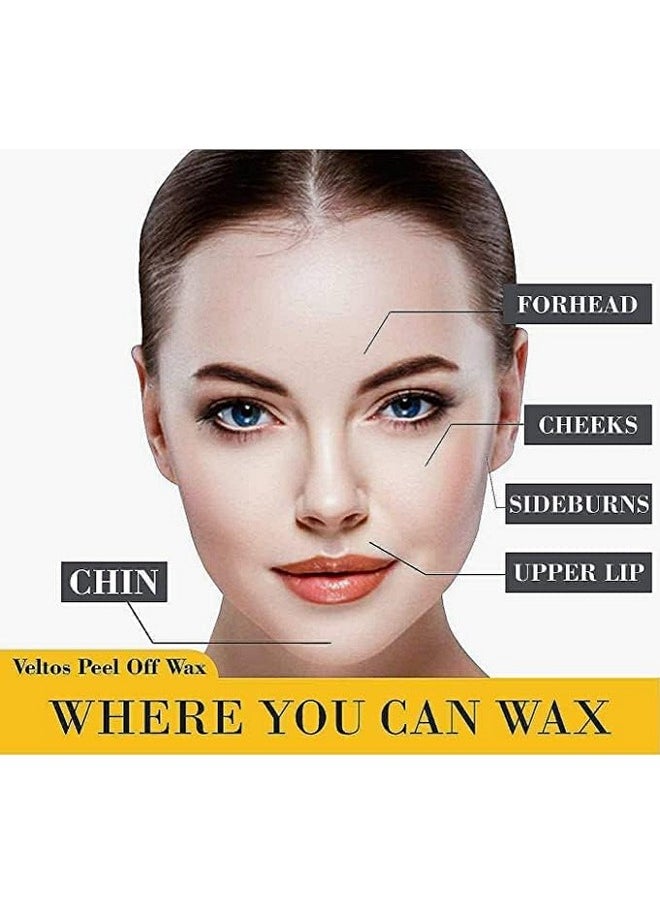 SKINPLUS Women Brazilian White Chocolate For Face Wax 500Gm  - Image 4