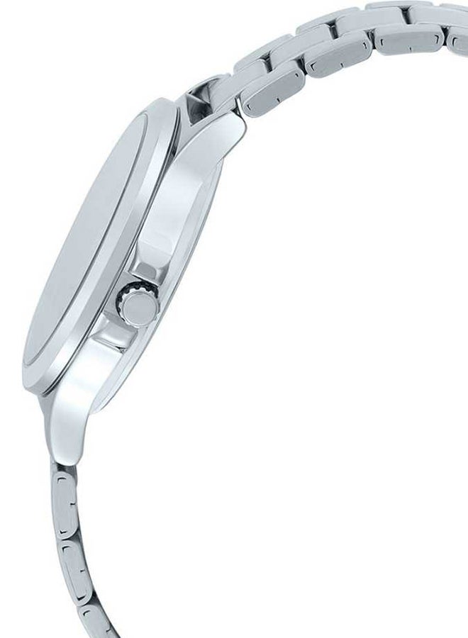 CASIO Men Stainless Steel Analog Wrist Watch MTP-V300D-1A2UDF - 33 mm - Silver - Image 2