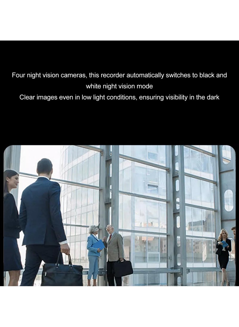 SYOSI Brooch Back Clip Camera, HD 1920x1080P Wide Angle Magnets Clip Badge Wearable Camera with Motion Detection Night Vision, for Outdoor Riding Home Travel - Image 5