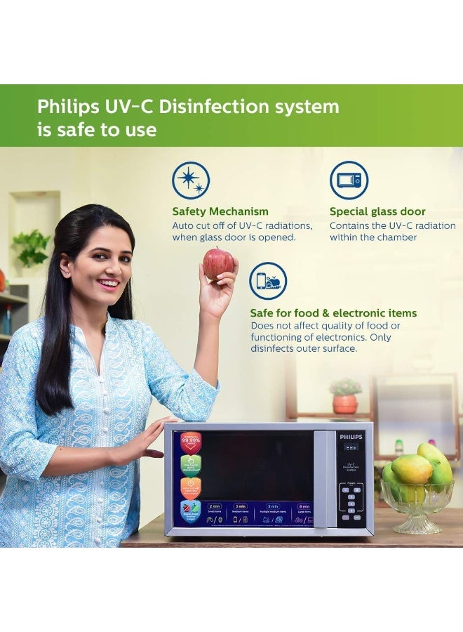 Philips Uv-C Disinfection System Iisc Boston University And Intertek Certified For Quick Disinfection Of Viruses Within Minutes 30L Capacity Stainless steel 5kg - Image 5