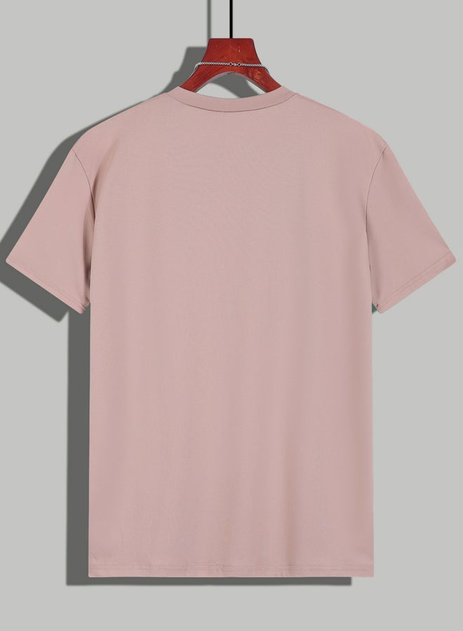 Take Two men's graphic print round neck short sleeve T-shirt with shorts set - Image 4