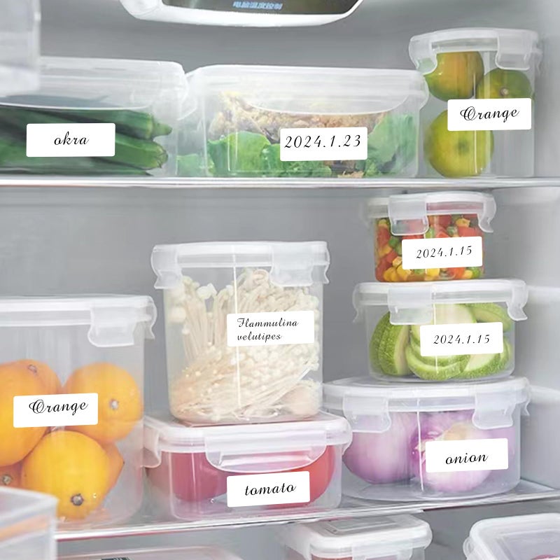 Yeachlaing Removable Freezer Labels, Date Label 1x3 Inch Food Storage Stickers, Waterproof Oil Resistant Easy Clean Leaves no Residue 250 Total Per Roll,2 Rolls - Image 3