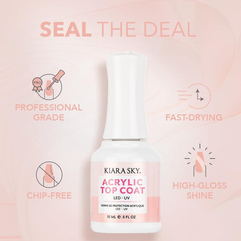 KIARA SKY Acrylic Top Coat 0.5 Fl Oz - Image 2