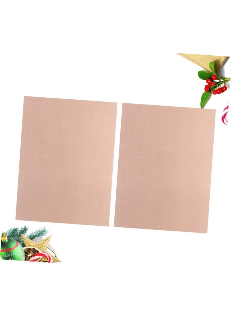 هوميرا طقم حصائر شواء قابلة لإعادة الاستخدام، قطعتان، 40 × 34 سم و35 × 24 سم، بديل غير لاصق لشوايات الفحم والغاز والفرن، سطح طهي سهل التنظيف - Image 1