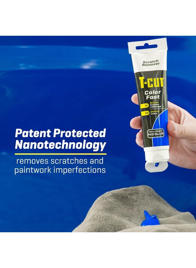 T-Cut Colour Fast Blue Car Wax Polish Scratch Remover Colour Enhancer - 150g - Image 4