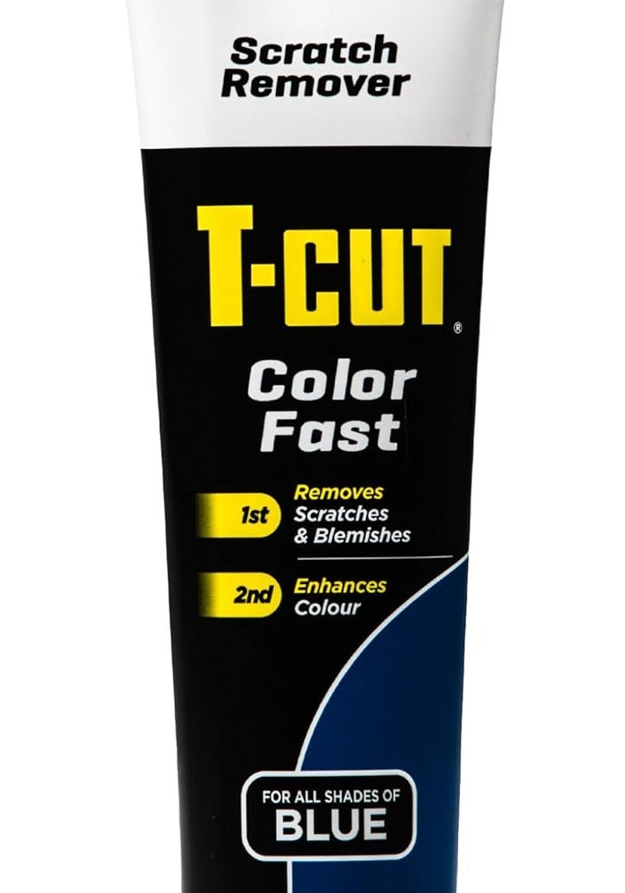 T-Cut Colour Fast Blue Car Wax Polish Scratch Remover Colour Enhancer - 150g - Image 1