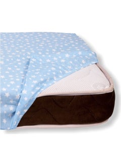 Bebek Özel Baby Special Cotton Baby and Kids Elastic Sheet with Star Pattern 70 x 140 cm  - Image 2