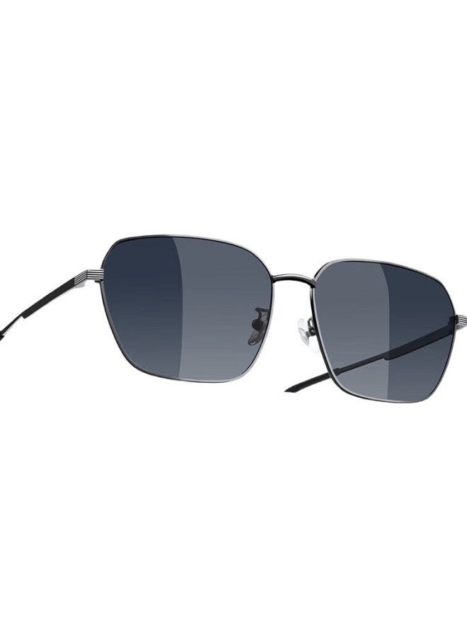 HLA Polarized Sunglasses Men'S Square Driving Sunshade Special Sunglasses Men'S Gifts Gold Frame Green Lens - Image 2