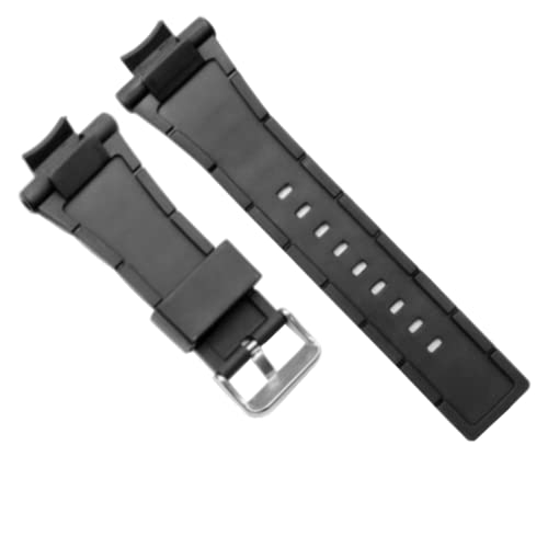 DBLACK ''CDS18'' Resin Watch Strap (Black) // Replacement Band for Casio G-Shock GST-8600 Model Watch Only (Black Matte) - Image 3