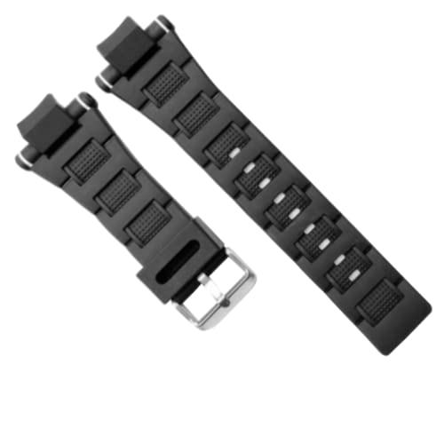 DBLACK ''CDS18'' Resin Watch Strap (Black) // Replacement Band for Casio G-Shock GST-8600 Model Watch Only (Black Matte) - Image 2