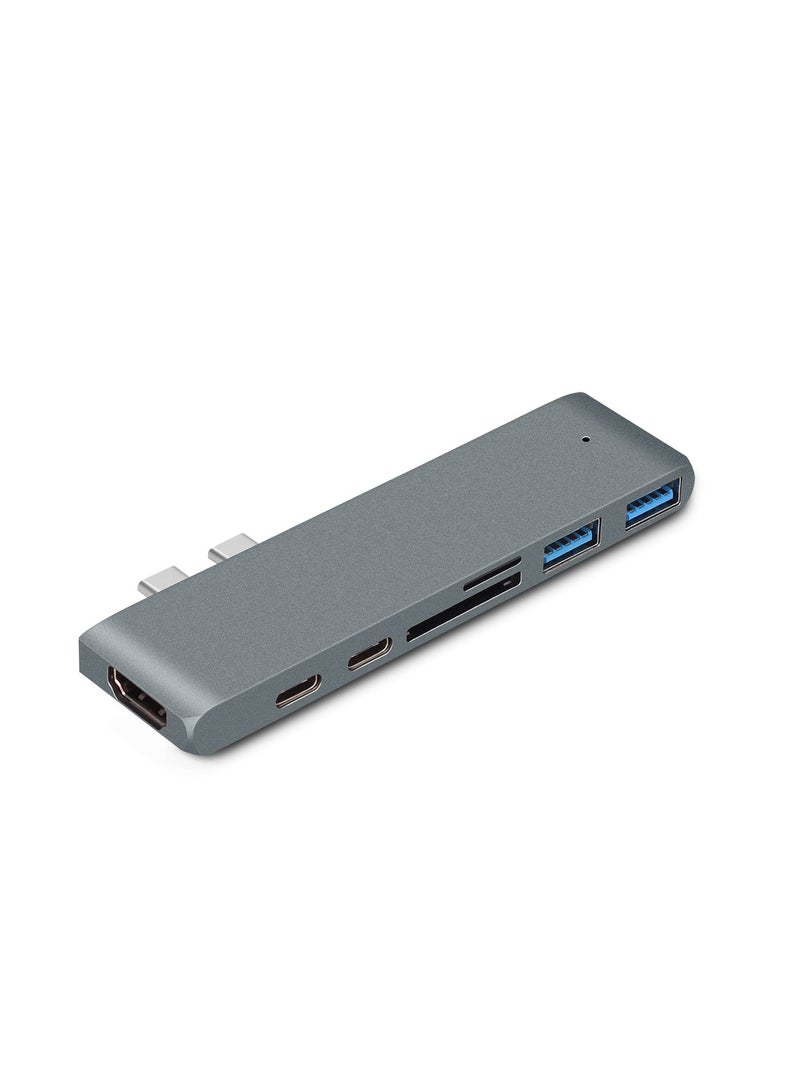 Alyashmac 7-in-1 MacBook Pro/Air Dedicated Docking Station Hub Adapter - Image 3