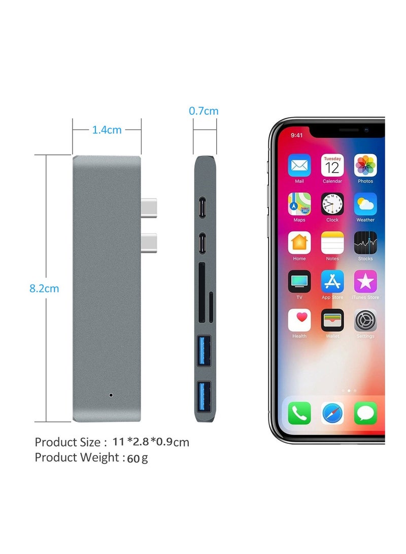 Alyashmac 7-in-1 MacBook Pro/Air Dedicated Docking Station Hub Adapter - Image 5