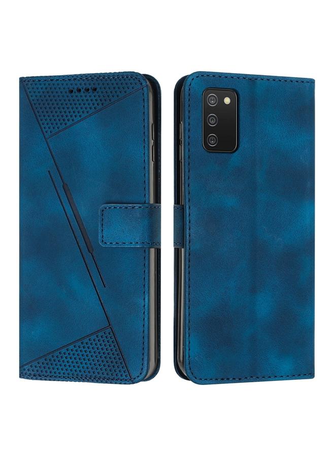 S-TOP Case For Samsung Galaxy A02s 166mm Dream Triangle Leather Phone Case with Long Lanyard - Image 1