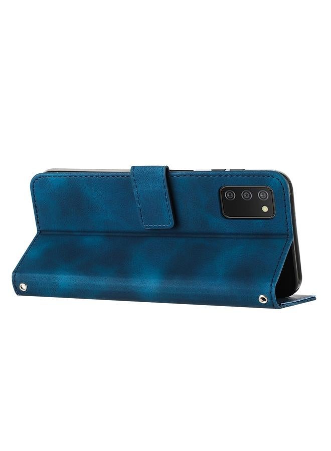 S-TOP Case For Samsung Galaxy A02s 166mm Dream Triangle Leather Phone Case with Long Lanyard - Image 4