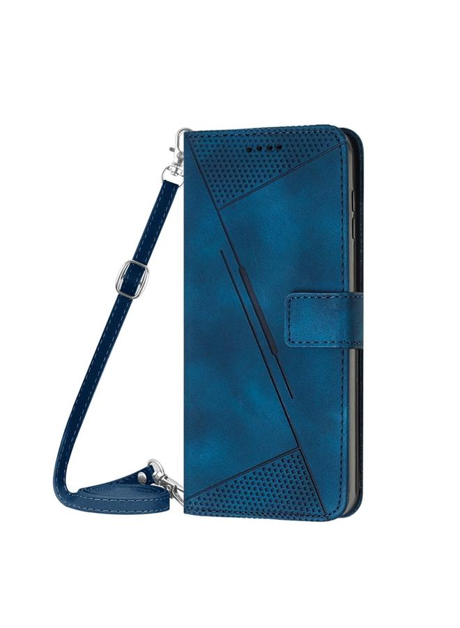 S-TOP Case For Samsung Galaxy A02s 166mm Dream Triangle Leather Phone Case with Long Lanyard - Image 2