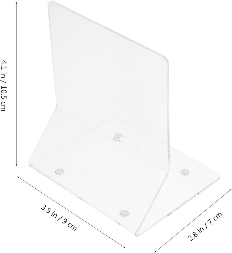 Acrylic Baffle Support Frame Large Rear Support Rack Divider Stand for Kitchen and Home Shelf Organization - Image 2