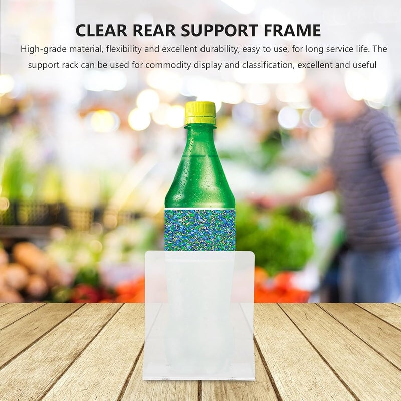 Acrylic Baffle Support Frame Large Rear Support Rack Divider Stand for Kitchen and Home Shelf Organization - Image 4