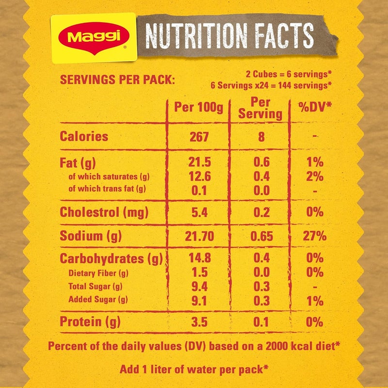 Maggi مكعبات مرقة الدجاج ماجي بالأعشاب - Image 2