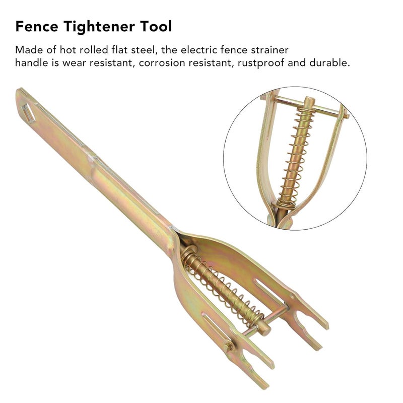 Electric Fence Strainer Handle Steel Tightener Tool MLD LFT14 1 For Husbandry Pasture - Image 4