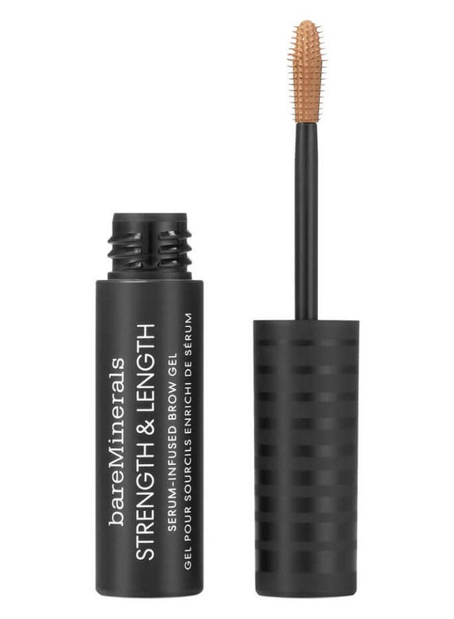BAREMINERALS Strength & Length Serum-Infused Tinted Brow Gel, Honey, 5ml