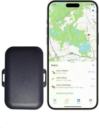 IOOIOO 10 Years Long Life Battery GPS Tracker Item Finder find car in Parking lot no Subscription for Vehicles car ebike Truck Luggage School Bag AssetAndroid - Image 1